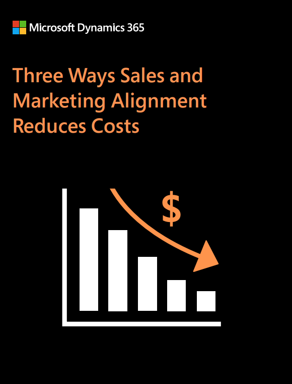 screenshot white paper Three ways sales and marketing alignment reduces costs