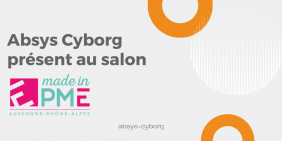 Absys Cyborg sera présent le 24 mars prochain au salon MADE IN PME à Lyon. Dès 9h00, vous aurez la possibilité de venir à la rencontre de nos experts. Salon Made In PME - 24/03