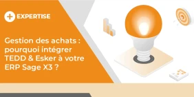 Vignette illustrant l'article Gestion des achats : pourquoi intégrer TEDD & Esker à votre ERP Sage X3 ?