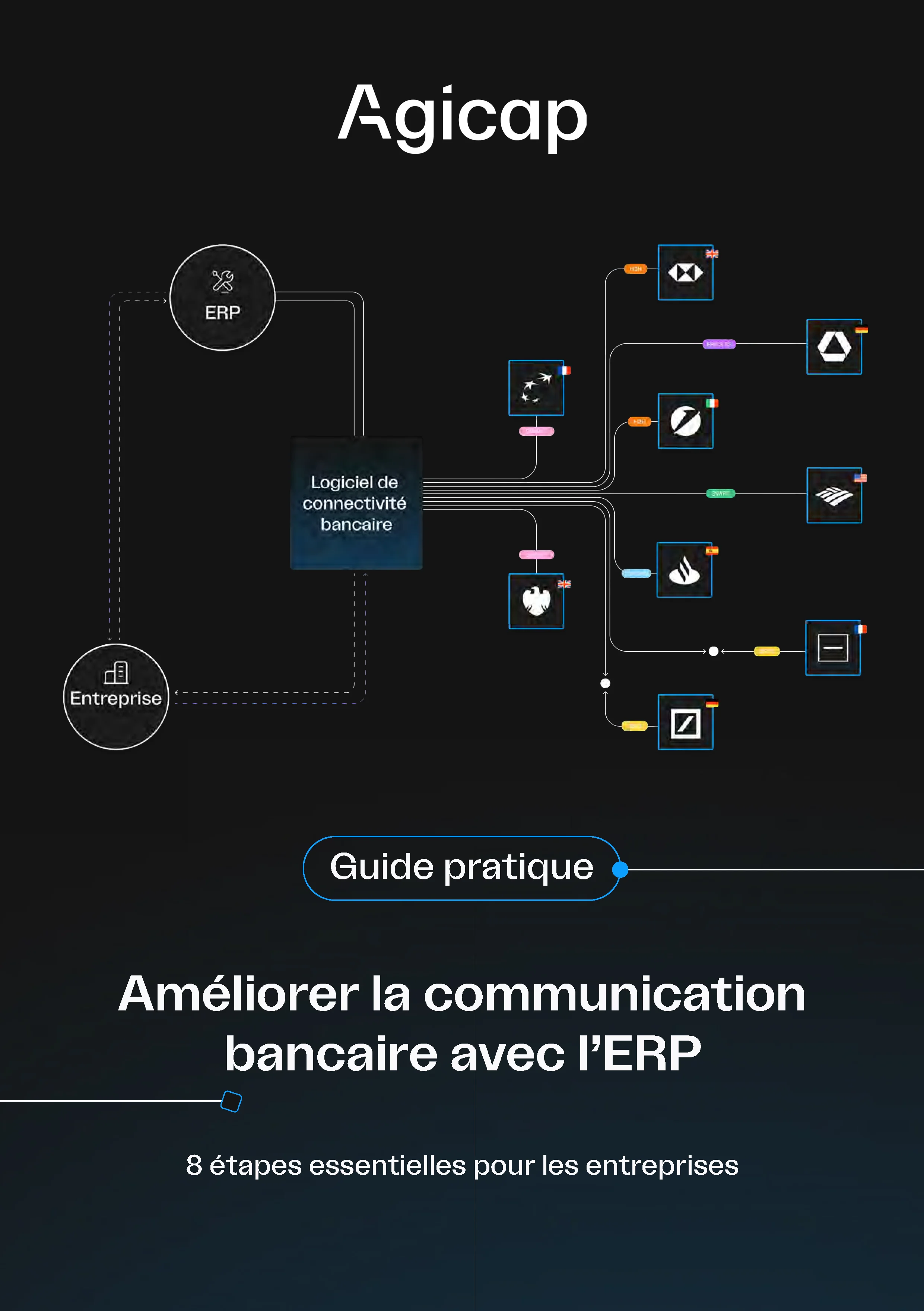 Visuel livre blanc agicap améliorer la connectivité bancaire avec l'ERP