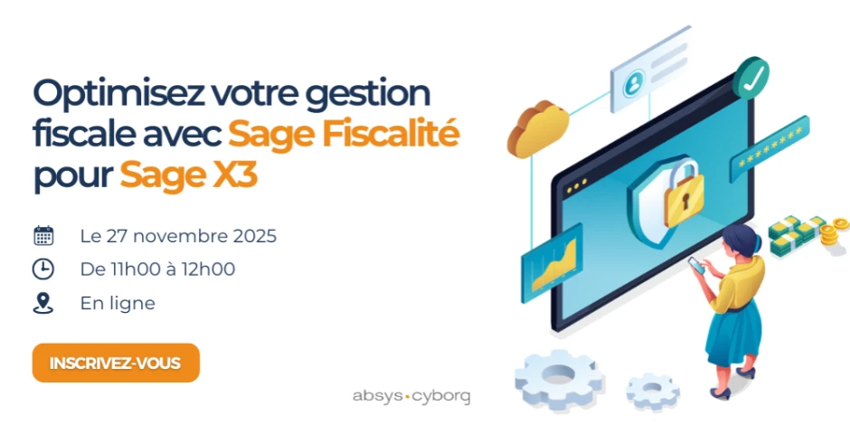 Vignette Conférence web : Optimisez votre gestion fiscale avec Sage Fiscalité pour Sage X3