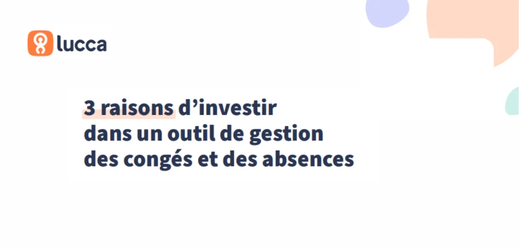 Capture d'écran mémo Gestion des congés Lucca