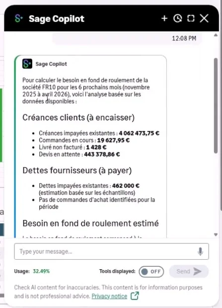 Capture d'écran BFR