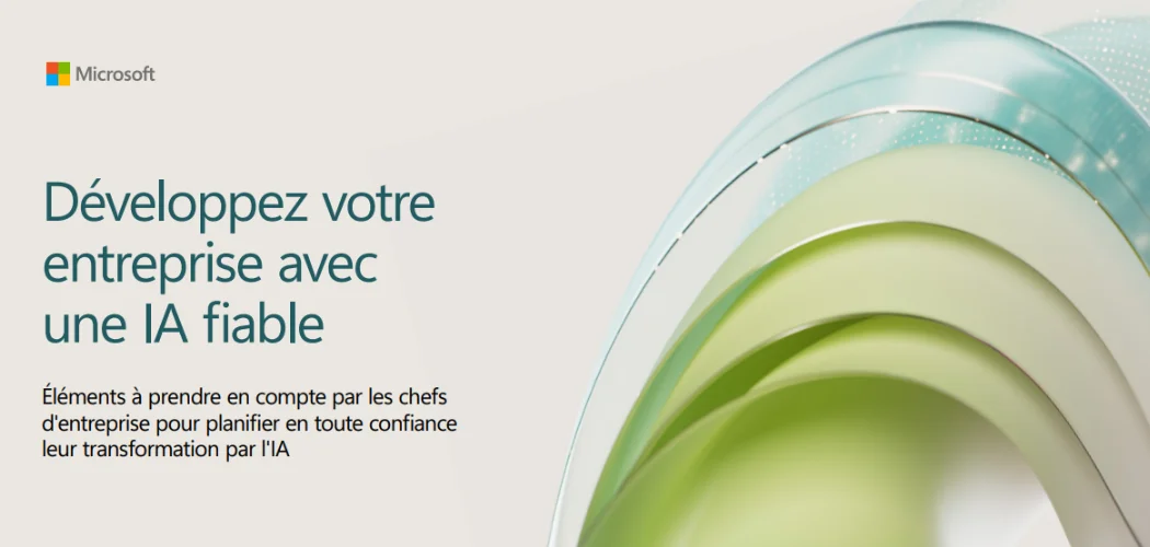 Visuel page livre blanc Développez votre entreprise avec une IA fiable
