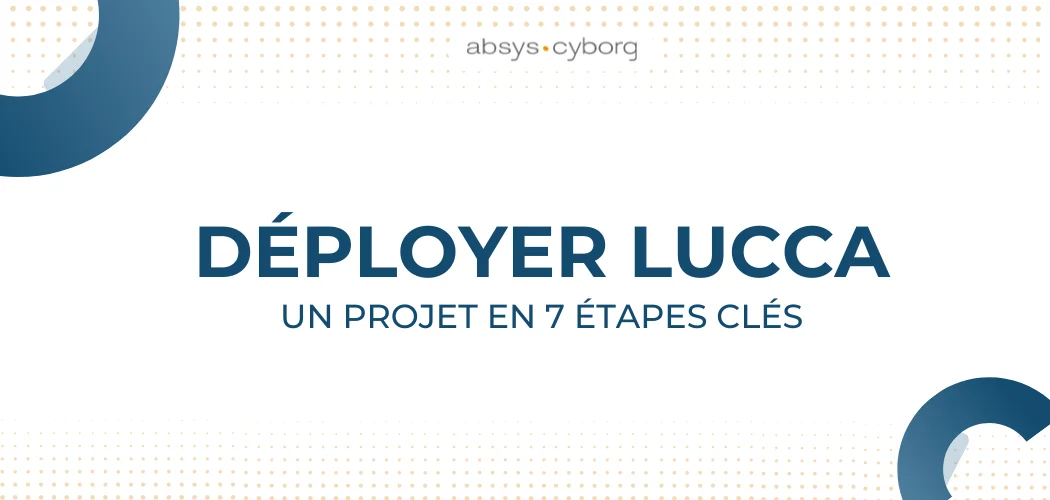 Vignette infographie déployer Lucca en 7 étapes