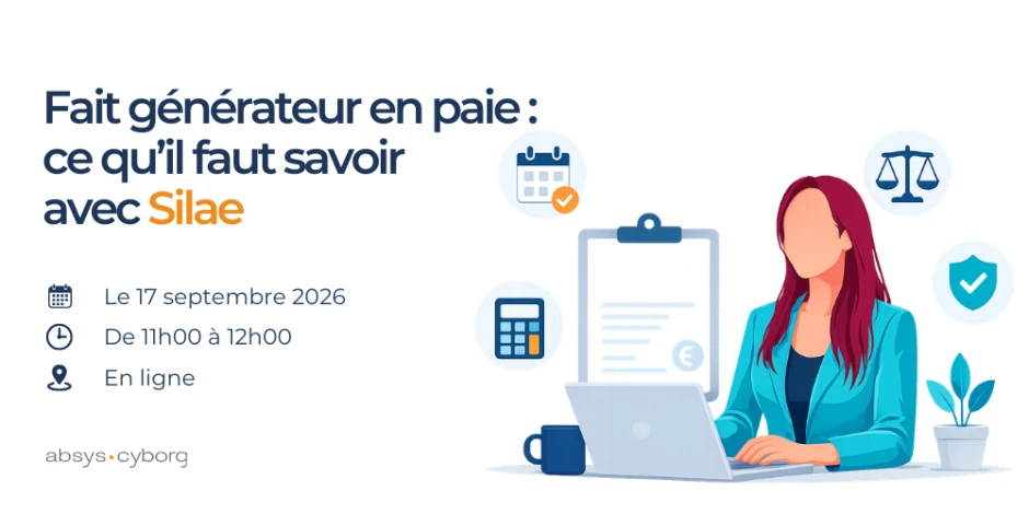 visuel conférence web fait générateur avec Silae